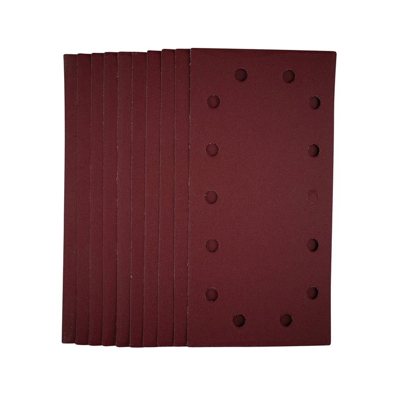 Draper 1/2 Sanding Sheets with Hook and Loop, 115 x 230mm, 240 Grit (Pack of 10) Draper - Dynamic Drive