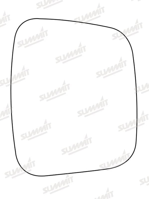 Summit Heated Base Plate With Commercial Mirror Glass fits Peugeot Bipper 07 on RHS Summit - Dynamic Drive