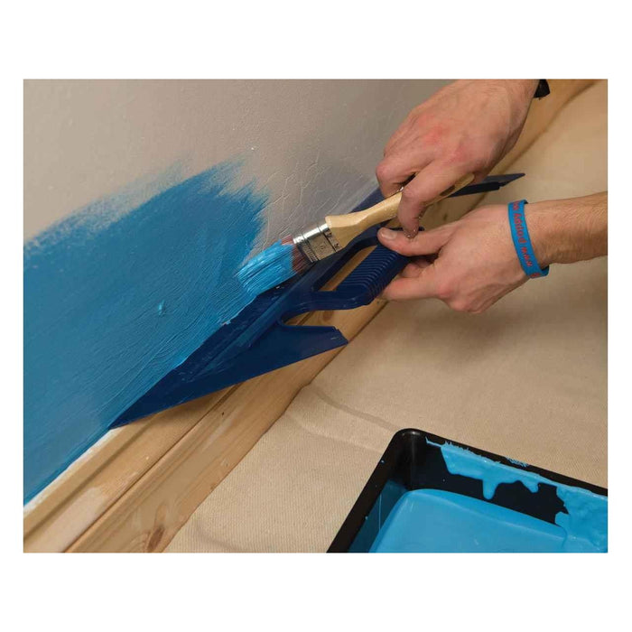 Silverline Paint Shield Guide Wallpaper Window Tiles Masking Decorating 450mm Silverline  - Dynamic Drive
