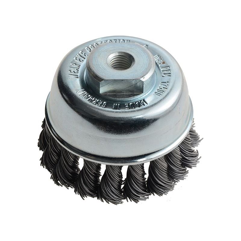 Lessmann Knot Cup Brush 65mm M10x1.25, 0.50 Steel Wire Lessmann - Dynamic Drive