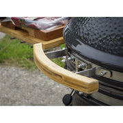 Dellonda Deluxe 22"(56cm) Ceramic Kamado Style BBQ with Wheeled Stand Dellonda - Dynamic Drive