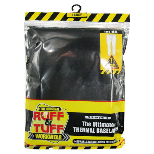 Mens Rough and Tough Thermal Long John BLACK (mixed Sizes) 3130 UK Camping And Leisure - Dynamic Drive
