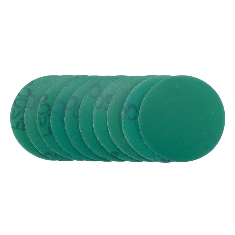 Draper Wet and Dry Sanding Discs with Hook and Loop, 50mm, 2000 Grit (Pack of 10 Draper - Dynamic Drive
