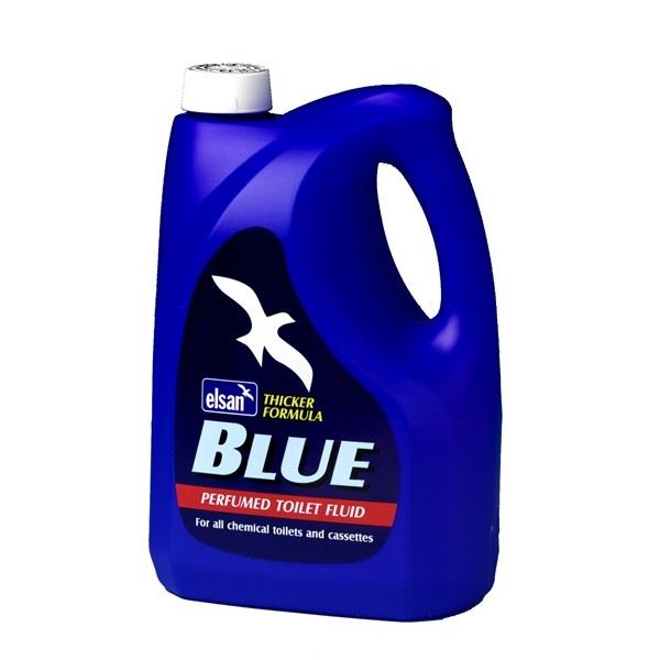 Elsan Blue 4L x 4 Multipack Perfumed Toilet Fluid Elsan  - Dynamic Drive