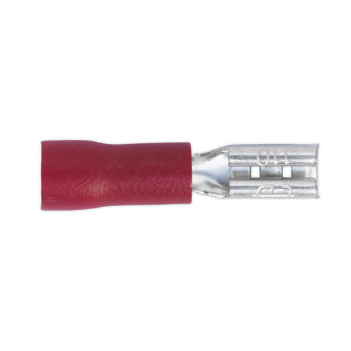 Sealey Push-On Terminal 2.8mm Female Red Pack of 100 RT19 Sealey - Dynamic Drive