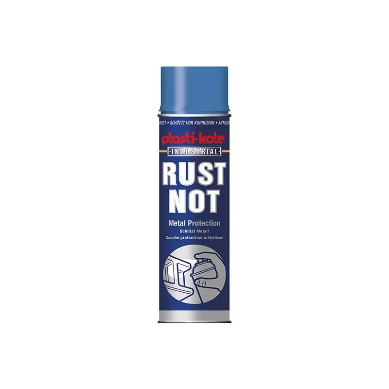 Plastikote Rust Not Spray Gloss White 500ml PlastiKote - Dynamic Drive