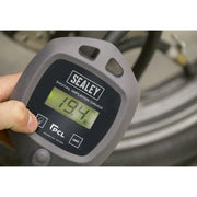 Sealey Digital Tyre Inflator with Clip-On Connector SA394 Sealey - Dynamic Drive