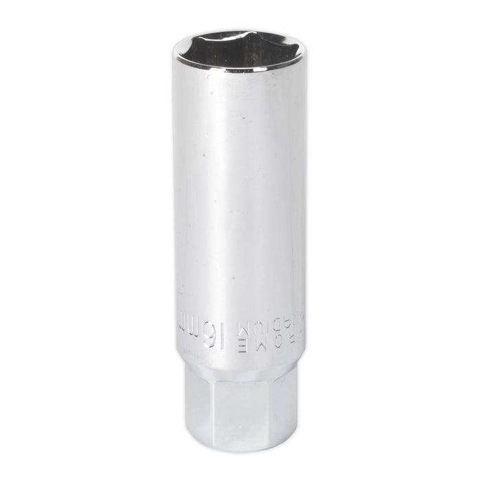 Sealey AK6557 Spark Plug Socket 16mm 3/8"Sq Drive Thin Wall 100% Genuine Sealey  - Dynamic Drive