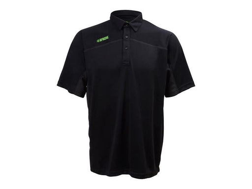 Apache Langley Black Performance Polo Shirt - M (38/40in) Apache - Dynamic Drive