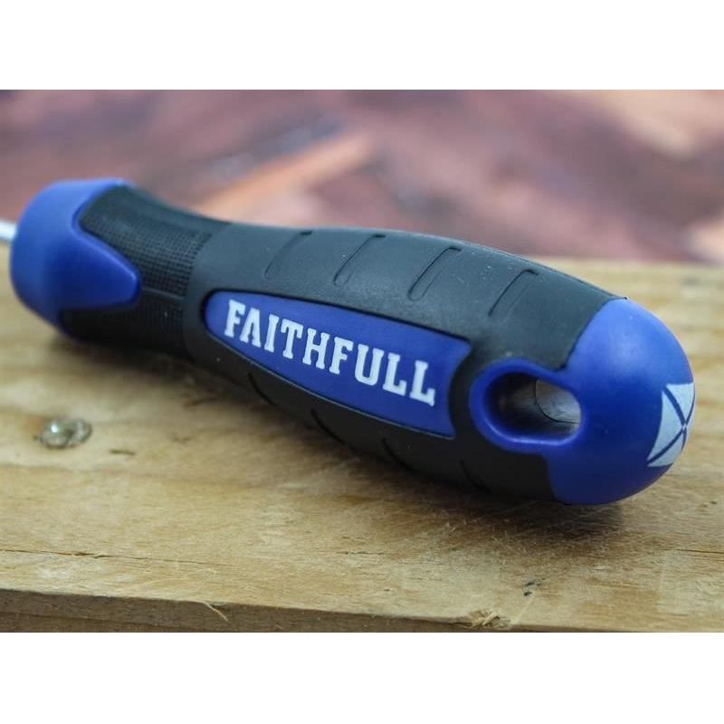Faithfull Bradawl Soft Grip Handle Square Tip Faithfull - Dynamic Drive