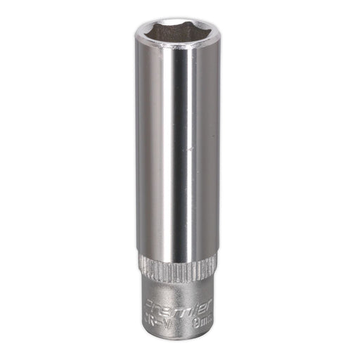 Sealey WallDrive Socket 9mm Deep 1/4"Sq Drive S1409D Sealey - Dynamic Drive