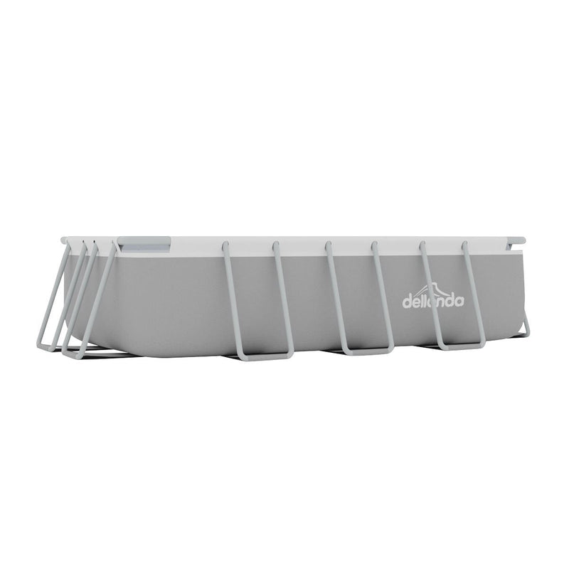 Dellonda Deluxe Steel Frame Swimming Pool with Filter Pump 13ft DL21 Dellonda - Dynamic Drive