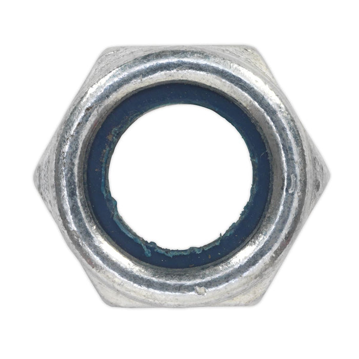 Sealey Nylon Lock Nut M14 Zinc DIN 982 Pack of 25 NLN14 Sealey  - Dynamic Drive