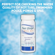Dellonda 3-in-1 Chlorine, PH & Alkalinity Test Strips x50 Strips - Pack of 1 Dellonda - Dynamic Drive