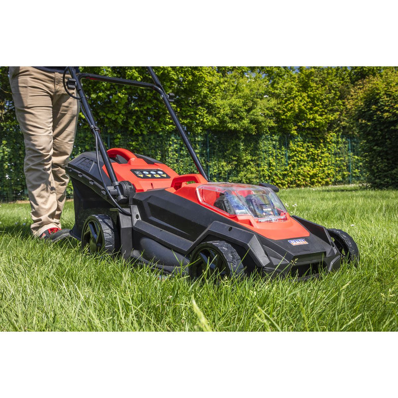 Sealey Cordless Lawn Mower Kit 40V 4Ah SV20 Series 40cm CP40VLMKIT Sealey - Dynamic Drive