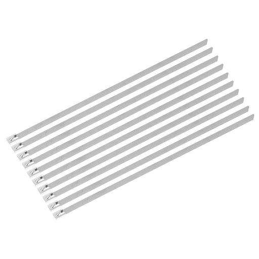 Sealey Stainless Steel Cable Tie 300mm x 7.9mm - Pack of 100 CTSS379 Sealey - Dynamic Drive