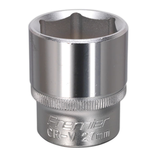 Sealey WallDrive Socket 27mm 1/2"Sq Drive S1227 Sealey - Dynamic Drive