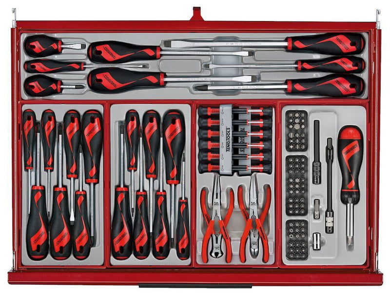 Teng Tools 26" PRO35™ Mega Master tool kit, 1033 pieces, red Town Tools - Dynamic Drive