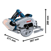 Bosch GKS 18V-68 C Professional BITURBO Circular Saw 18V Bare Unit Bosch - Dynamic Drive