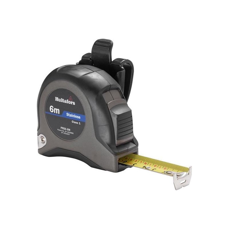 Hultafors Short Stainless Steel Tape PRSS 6m (Width 25mm) (Metric only) Hultafors - Dynamic Drive