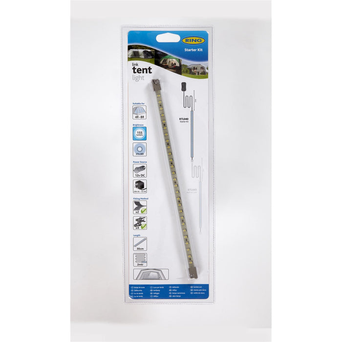 Ring Automotive RTL040 27-LED Starter Tent Light, 12/230 V Ring Automotive - Dynamic Drive