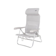 Crespo Beach Chair AL/205 Compact Light Grey Crespo - Dynamic Drive