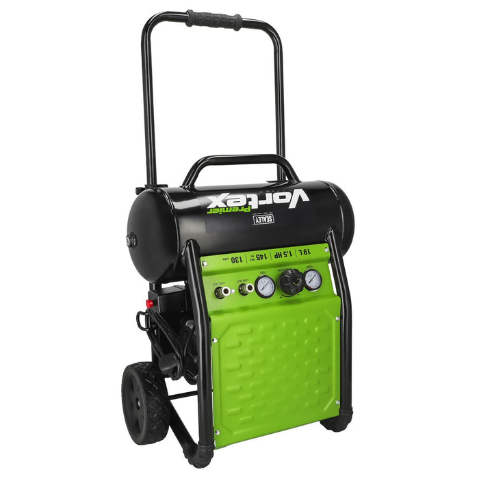 Sealey 19L Oil Free Direct Drive Air Compressor 1.5hp SAC1900 Sealey - Dynamic Drive