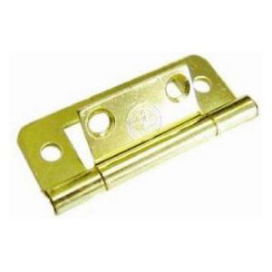 W4 Flush Hinge Brass (2) 37862 W4 - Dynamic Drive
