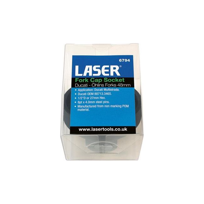 Laser Fork Cap Socket 48mm - Ohlins Forks 6794 Laser - Dynamic Drive