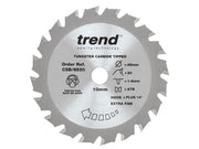 Trend CraftPro Mini Saw Blade 85 x 10mm x 20T Trend - Dynamic Drive