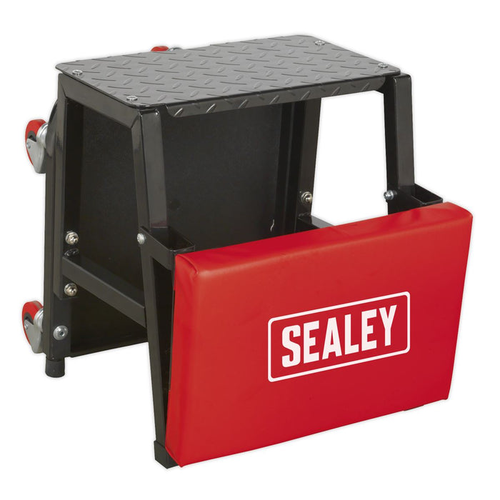 Sealey Mechanic's Utility Seat & Step Stool SCR16 Sealey - Dynamic Drive