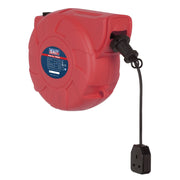 Sealey Cable Reel System Retractable 25m 1 x 230V Socket CRM251 Sealey - Dynamic Drive