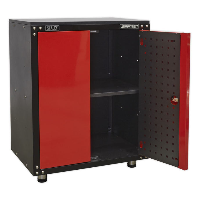 Sealey Modular 2 Door Cabinet with Worktop 665mm APMS81 Sealey - Dynamic Drive