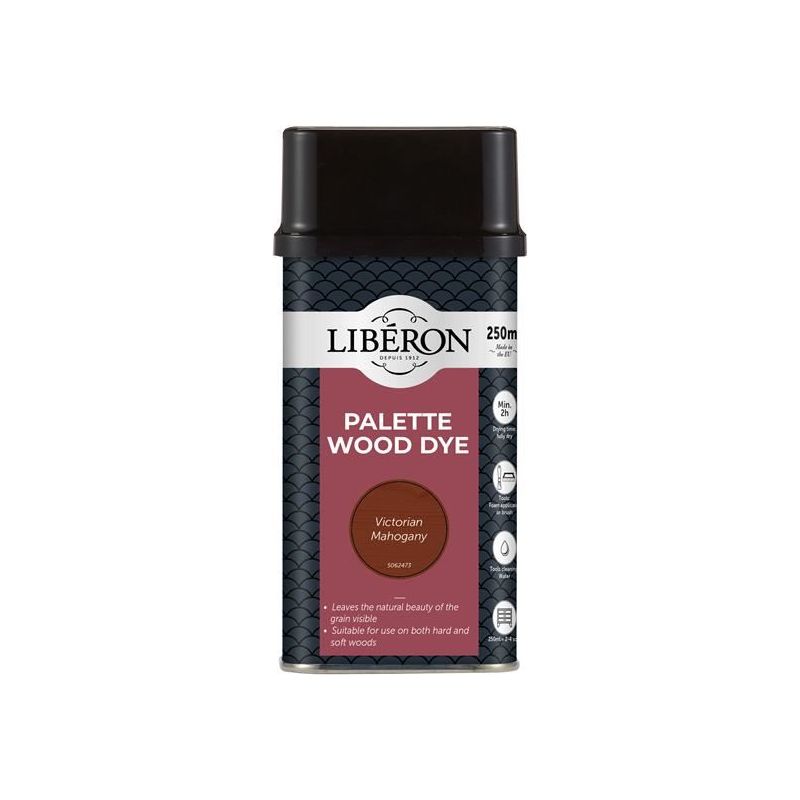 Liberon Palette Wood Dye Victoria Mahogany 250ml Liberon - Dynamic Drive