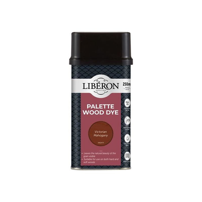 Liberon Palette Wood Dye Victoria Mahogany 250ml Liberon - Dynamic Drive