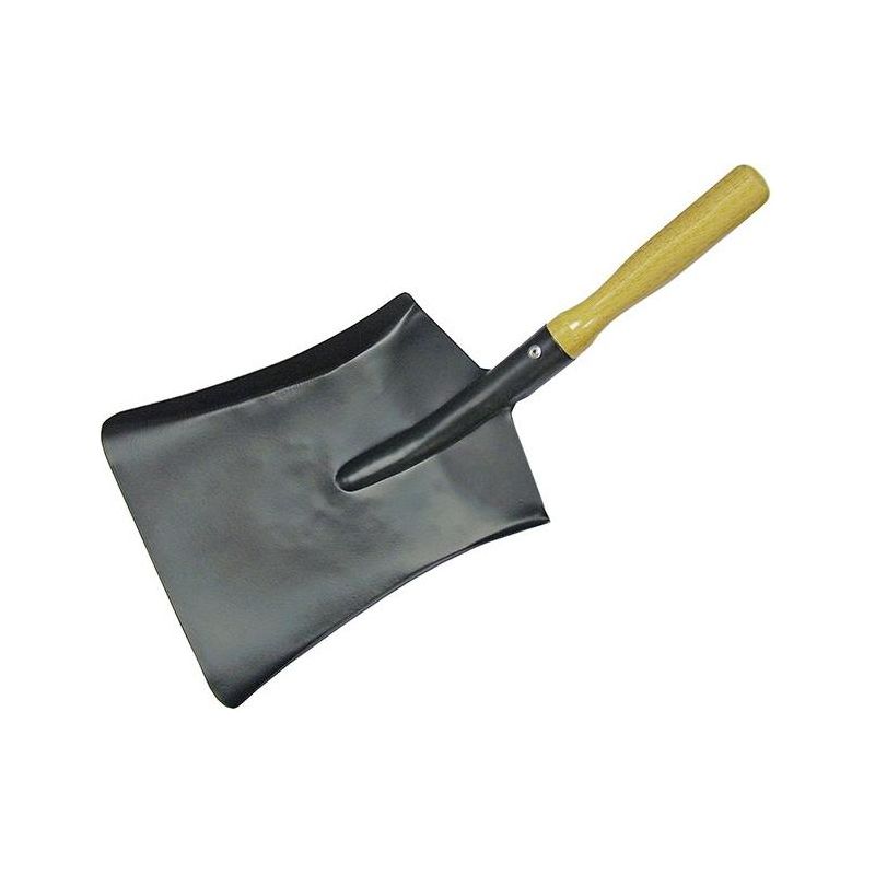 Faithfull Coal Steel Shovel Wooden Handle 230mm Faithfull - Dynamic Drive