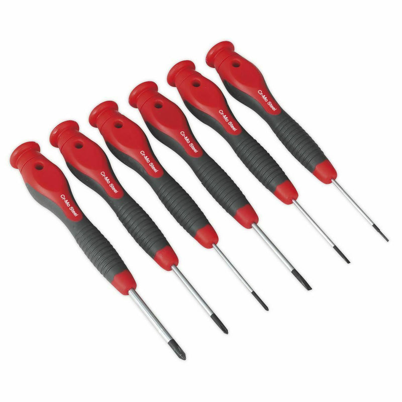 Sealey Precision Screwdriver Set 6pc AK97302 Sealey - Dynamic Drive