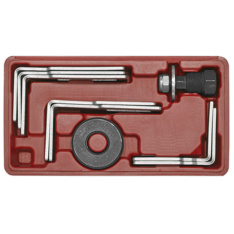 Sealey Fuel Tank Sender Spanner Set 9pc 24mm Hex Drive VS6421 Sealey - Dynamic Drive