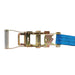 Silverline Ratchet Tie Down Strap J-Hook 6m x 38mm - Rated 750kg Capacity 1500kg Silverline - Dynamic Drive