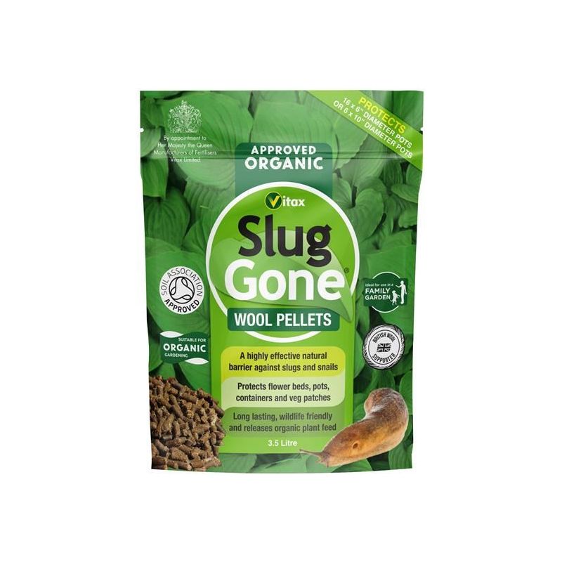 Vitax Slug Gone Wool Pellets 3.5 litre Vitax - Dynamic Drive