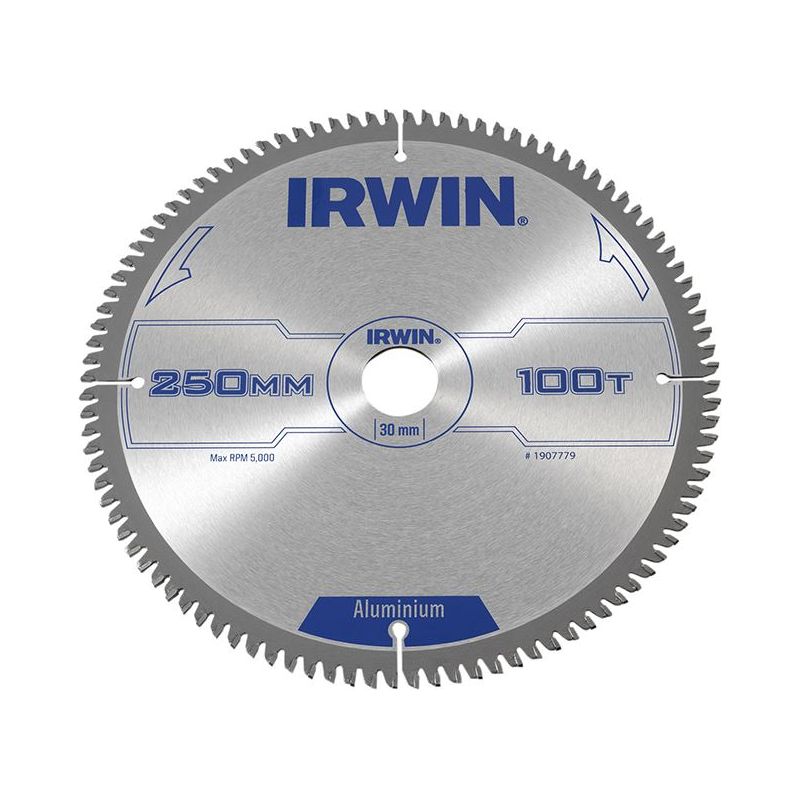 Irwin® Professional Aluminium Circular Saw Blade 250 x 30mm x 100T TCG IRWIN® - Dynamic Drive