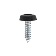 Sealey Number Plate Screw Plastic Head 4.8 x 18mm Black Pack of 50 PTNP3 Sealey  - Dynamic Drive