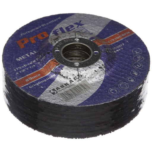 Connect Abracs Metal Grinding Discs 115mm x 6.0mm 25pc 32194 Tool Connection - Dynamic Drive