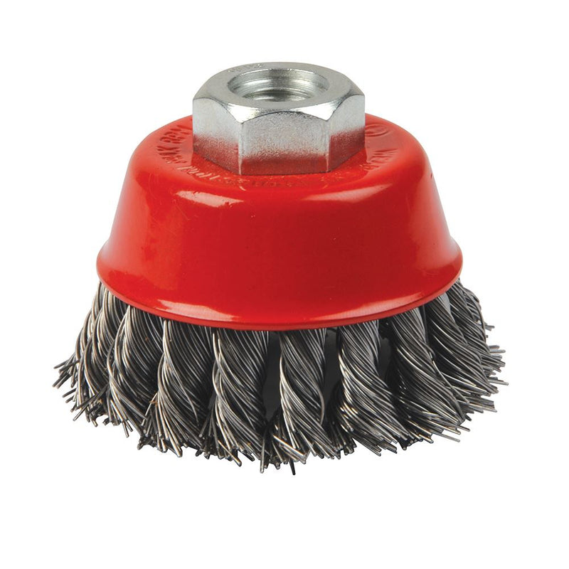 Silverline Steel Twist-Knot Bowl Cup 75mm Silverline - Dynamic Drive