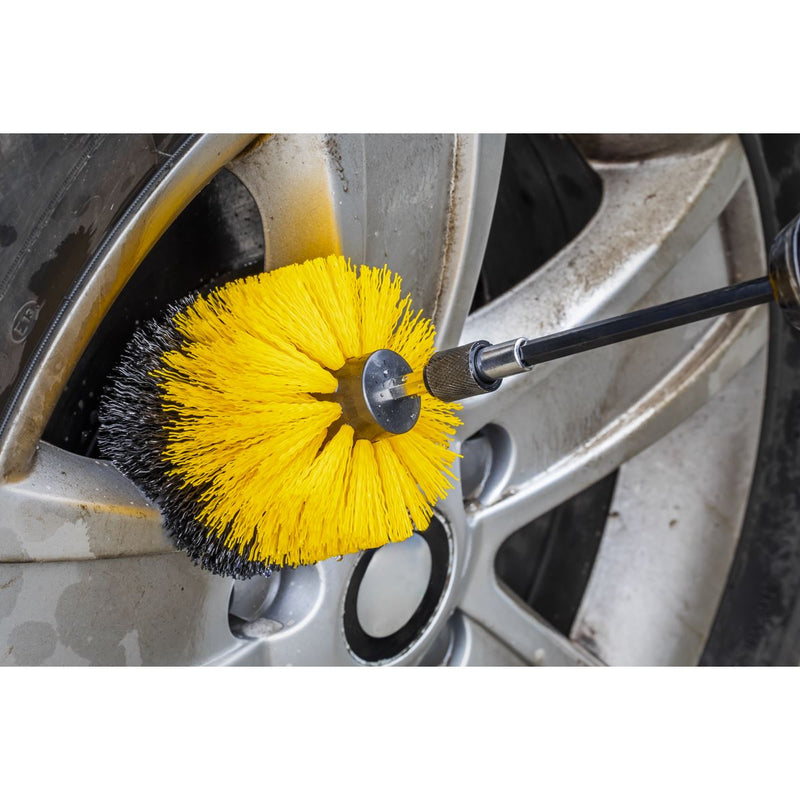 Sealey Drill Brush Set 4pc DBS4 Sealey - Dynamic Drive