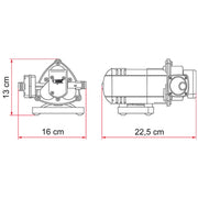 AQUA 8 PUMP 12V 10L 21PSI (01216B01-) Fiamma  - Dynamic Drive