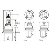 Ring Automotive R9007 12V 65/55W Hb5 Px29T Halogen Headlamp Ring  - Dynamic Drive
