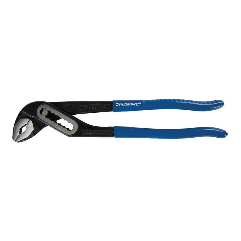 Silverline Slim Jaw Waterpump Pliers Length 300mm - Jaw 50mm Silverline - Dynamic Drive
