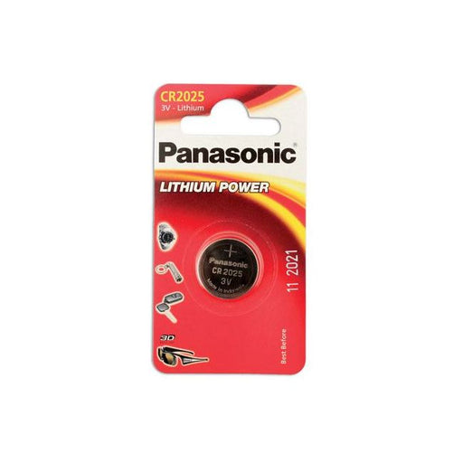 Connect Panasonic Coin Cell Battery CR2025 3V 1pc x 12 30662 Tool Connection - Dynamic Drive
