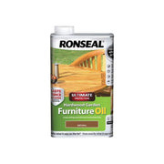 Ronseal Ultimate Protection Hardwood Garden Furniture Oil Natural Clear 500ml Ronseal - Dynamic Drive